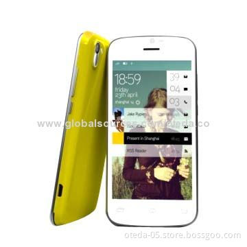 Smartphones, MTK6572W Dual-core 1GHz Processor/Capacitance Screen/Wi-Fi AP/3G/WCDMA + GSM/Dual-SIMNew